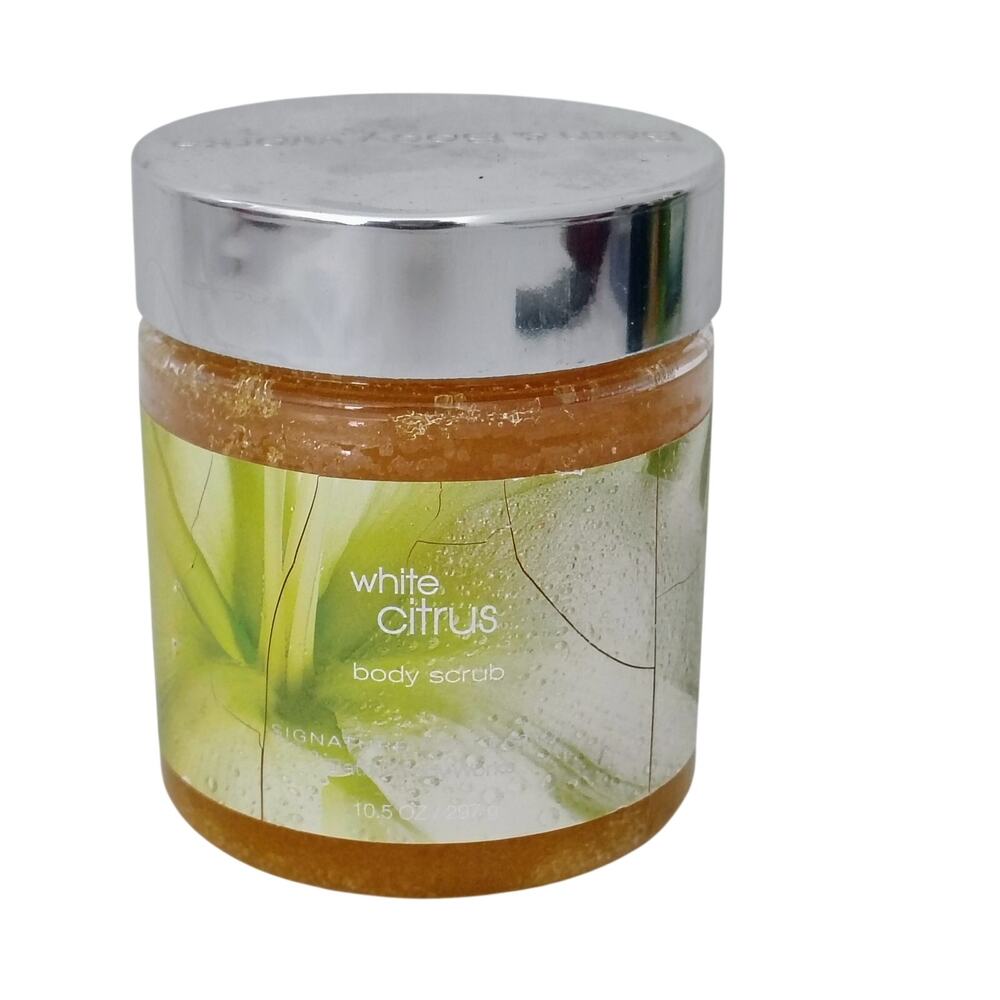 Bath & Body Works White Citrus Body Scrub Exfoliate 10.5 oz. Retired Discontinue
